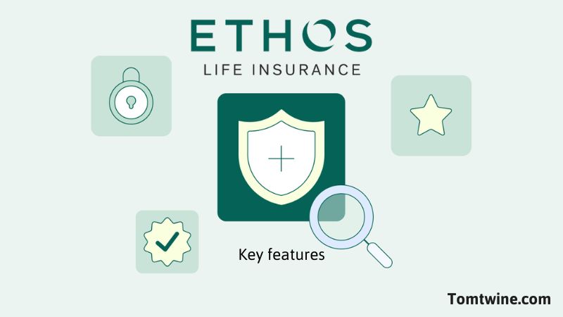 Key features of Ethos's term life insurance policies